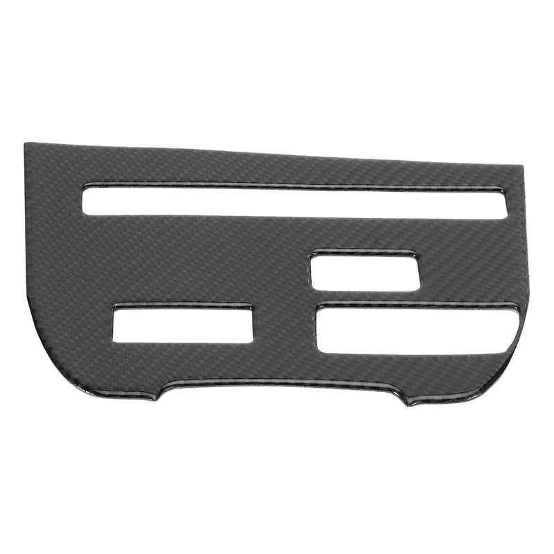 Console Trim Sticker Carbon Fiber CD Player Interior Accessories Fit