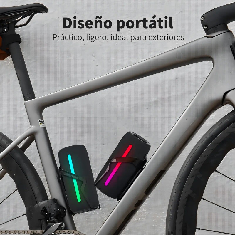 Bocina Bluetooth Oraolo Bs02 24W Inalámbrica RGB IPX6 Carga USB-C