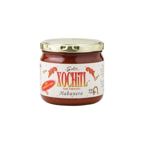 Xochitl Habanero Salsa - XXX Extremely Hot - All Natural & No Artificial Preservatives - 11.5 oz (2 Pack)