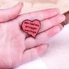 You Had Me At Trigger Warnings Enamel Pins Red Heart