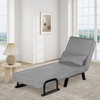 TYBOATLE Folding Chair Bed, Comfy Convertible Sleeper Sofa, 5 in