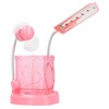 3 in 1 LED Pencil Holder Lamp Multifunction Fan Table
