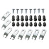 Glass Retainer Clips, Antique Bronze