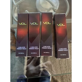 VDL Lot Of 4 VDL Lumilayer Primer Travel 5ml 0.16 oz New In Box Exp 05/2022