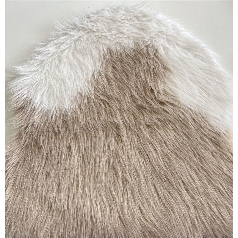 Ikea SIDOREMSA Rug Throw Super Soft Faux Fur Animal Light