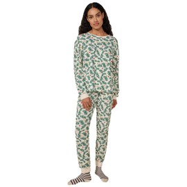 Petit Bateau A0B5P Long Sleeve Pyjamas Women's Avalanche/Multico XS