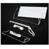 Pack of 16 Durable Name Badges, 30 x 70 mm