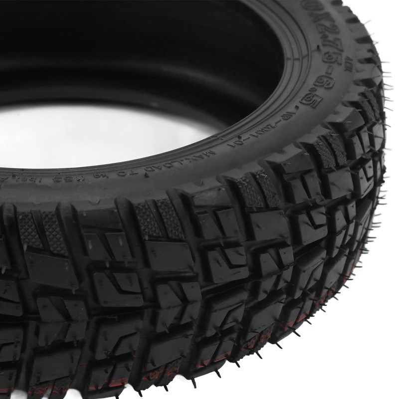 Focket Neumático Scooter Eléctrico 10x2.75-6.5, Off Road Tubeless 10 Pulgadas