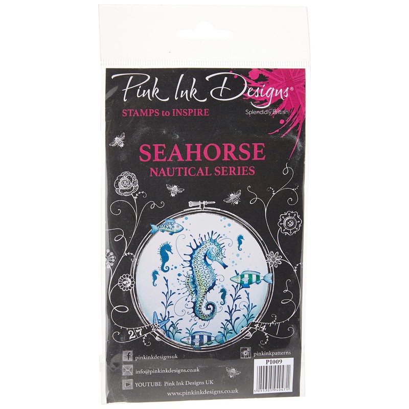 Pink Ink Designs A6 Clear Stamp Set Seahorse