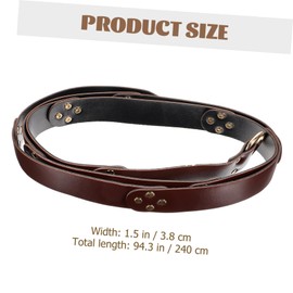 SAFIGLE Retro Style Performance Sword Belt Decorative Holder for Medieval Costume Cosplay Unisex Accessory for Parties and Stage Performances