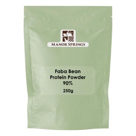 Faba Bean Protein Powder 90% – 250g by Manor Springs, Vegan, Natural, Unflavoured