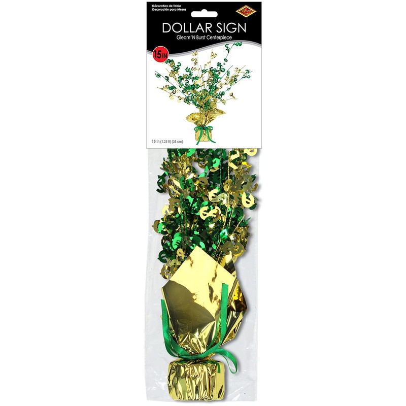 $ Gleam 'N Burst Centerpiece Party Accessory (1 count) (1/Pkg)