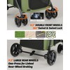 NUGUTIC Dog Stroller for Large & Medium Dogs Up to