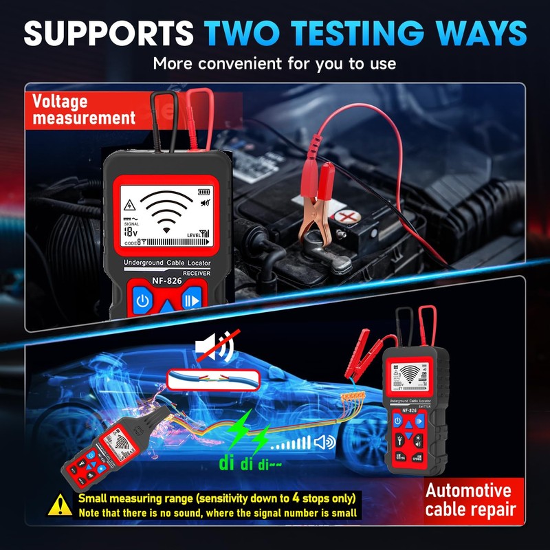 NF-826 Underground Wire Locator & Cable Tracer/Buried Wire Tracer and