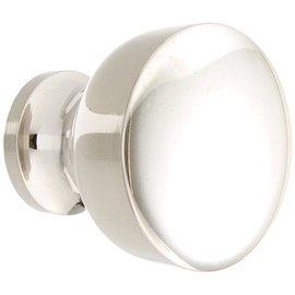 MNG Hardware 85414 Precision Knob, 1-1/4", Polished Nickel
