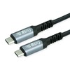 VALUE USB4 Gen3x2 Cable, C-C, ST/ST, 40Gbit/s, 240W, Black, 0.5m