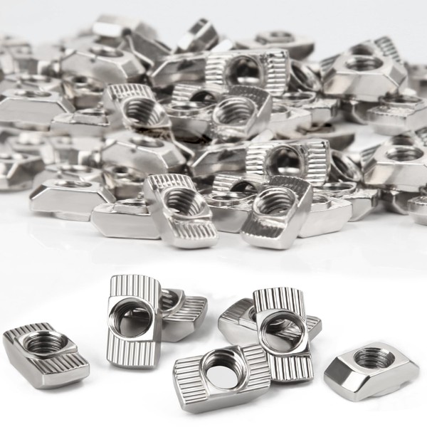 SWTYExt Pack of 120 T-Slot Nuts Hammer Head Nut 6