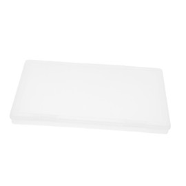 DOITOOL File Box with Lid Document Storage Container for Office and School Transparent Paper Organizer Dustproof File Holder for Easy Visibility and Protection