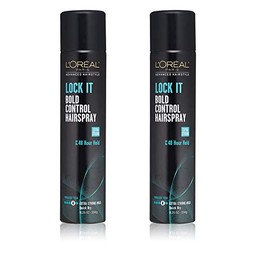L’Oreal Paris Lock It Bold Control Hairspray 8.25 Ounce (244ml) (2 Pack)