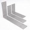 YUMORE Shelf Bracket 8 inch, Heavy Duty (1/5") Thick Solid