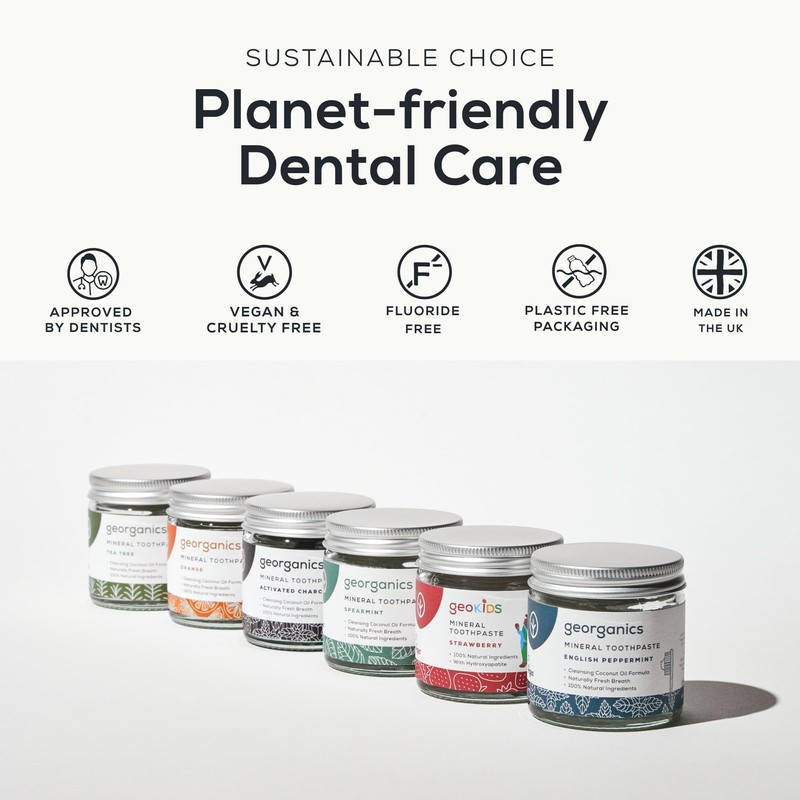 georganics Toothpaste 60mL, Toothpaste (Activated Charcoal)