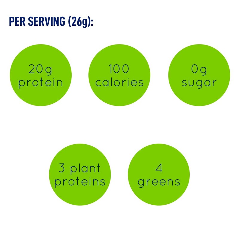 LEANFIT PLANT-BASED PROTEIN & GREENS Natural Vanilla – 20g Plant