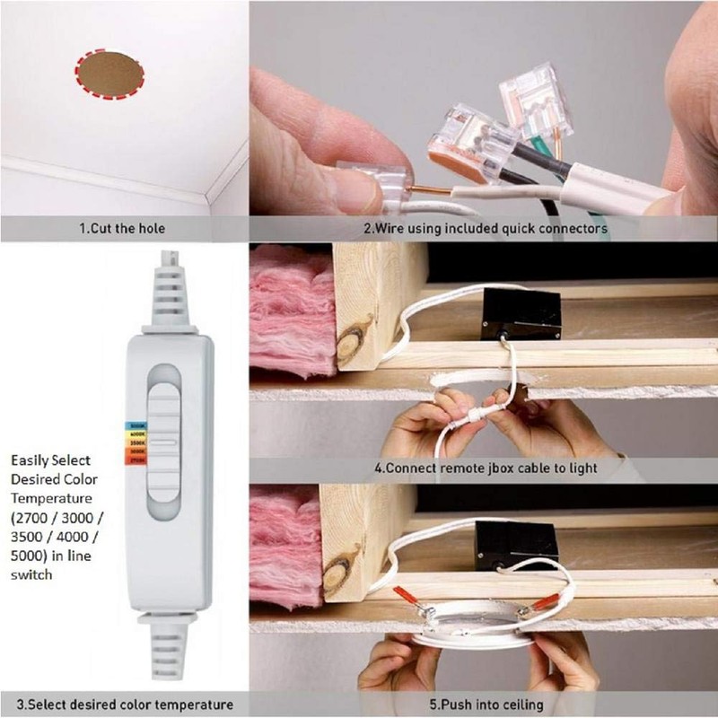 Ultra Slim 6 in. Color Selectable New Construction and Remodel