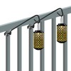 2 Packs 11 Inch Fence Deck Hook Rail Hanging Mounting