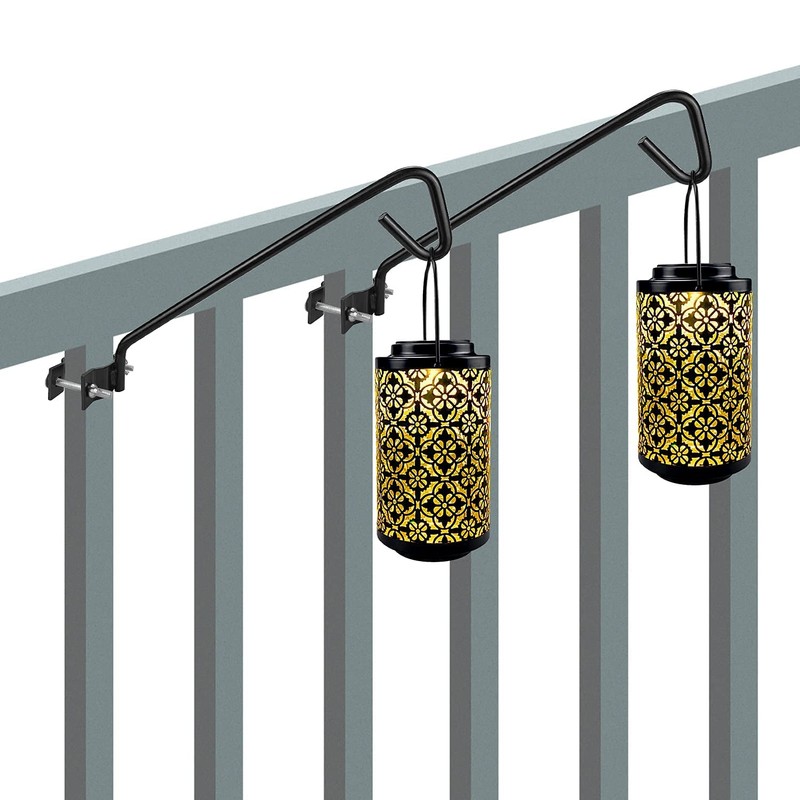 2 Packs 11 Inch Fence Deck Hook Rail Hanging Mounting