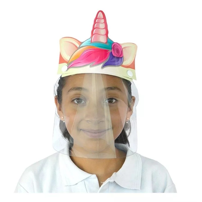 Mermaids 123 Careta Protectora Infantil Unicornio Diseño Desmontable