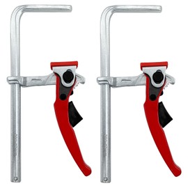 2025 Upgraded Ratcheting Table Clamp, Quick Track Saw Clamps Ratchet Guide Rail F Clamp MFT Clamp for MFT Table & Guide Rail System Wood Clamps for Festool, 7-7/8" Capacity x 2-3/8" Throat Depth-2PCS