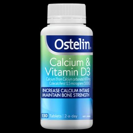 Ostelin Buy Ostelin Calcium & Vitamin D3 130 Tablets Online
