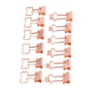30 Pcs Binder Clips Powerful Clamping Force Deer Bone Shapes