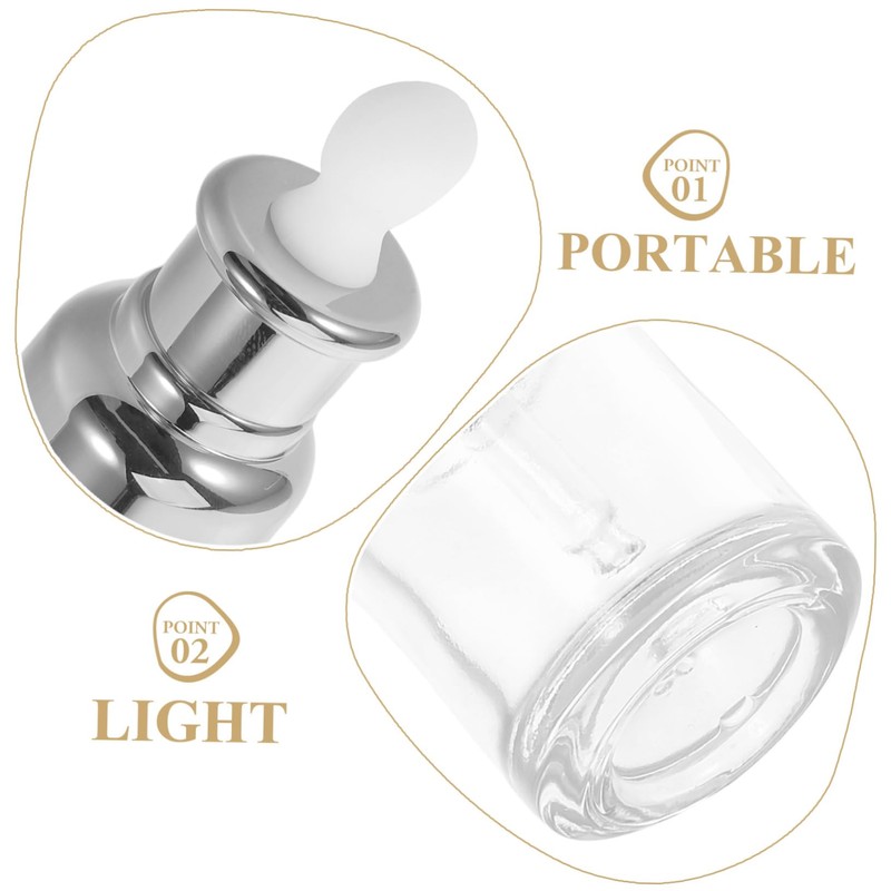 NOLITOY Mini Travel Toiletry Bottles Set Refillable Vials for Skincare