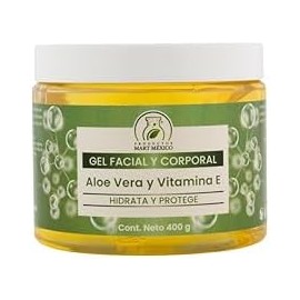 Gel Hidratante Aloe Vera Con Vitamina E Calma 400grs Productos Mart Mexico