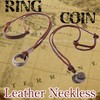 Phoenix Antique Ring & Coin Necklace with Leather Cord, Unisex