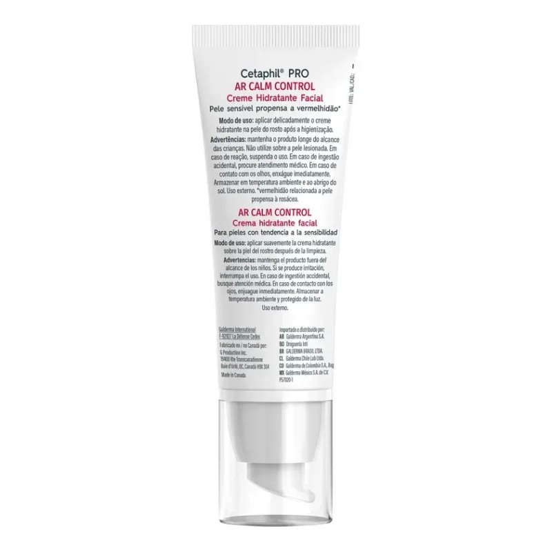 Crema Hidratante Facial Cetaphil Pro Ar Calm Control De 50ml