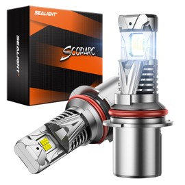 SEALIGHT Brightest 9004 Bulbs for ATVs & Powersports, 2024 Version, 9×Brighteness S7S Wireless HB1 Fog Lights - Pack of 2