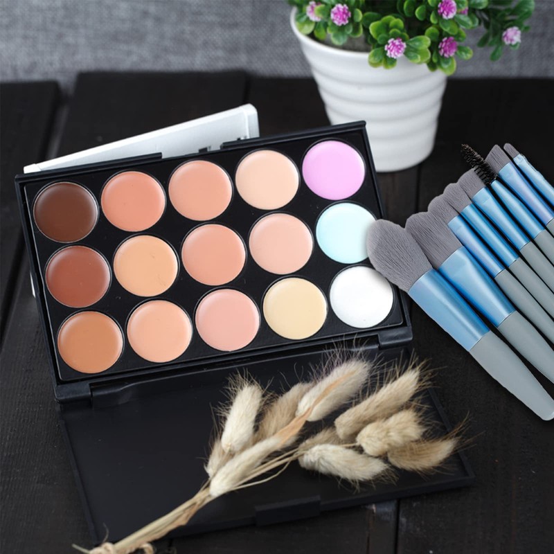 WishesMar Concealer Palette Colour Corrector Dark Circles Fit You Make