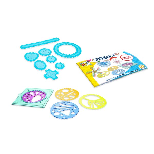 Teorema Spirograph and Stencil Set for Children, Complete Kit with