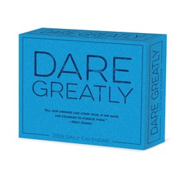 Willow Creek Press Dare Greatly Daily 2025 Box/Desk Calendar (5.86" x 4.72")