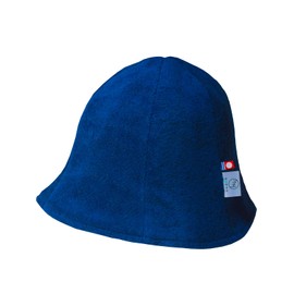 Imabari Sauna Hat, Reversible (Navy x Gray) Imabari Towel, Tulip Sauna Hat, Washable, Sauna Cap, Towel Fabric, Imabari Sauna Hat, Men's, Women's, Made in Japan, multicolor (navy / gray)