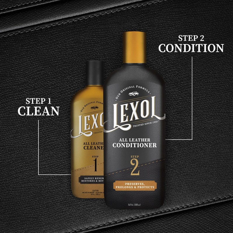 Lexol All Leather Conditioner for Car Seats and Interiors, Couches