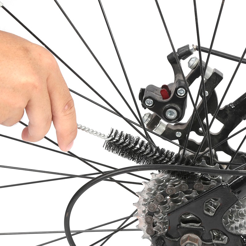 8pcs Bicycle Cleaning Tool Set Kit Bike Chain Tire Cleaning