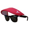 SolaVisor - The visor that attaches to your sunglasses Red