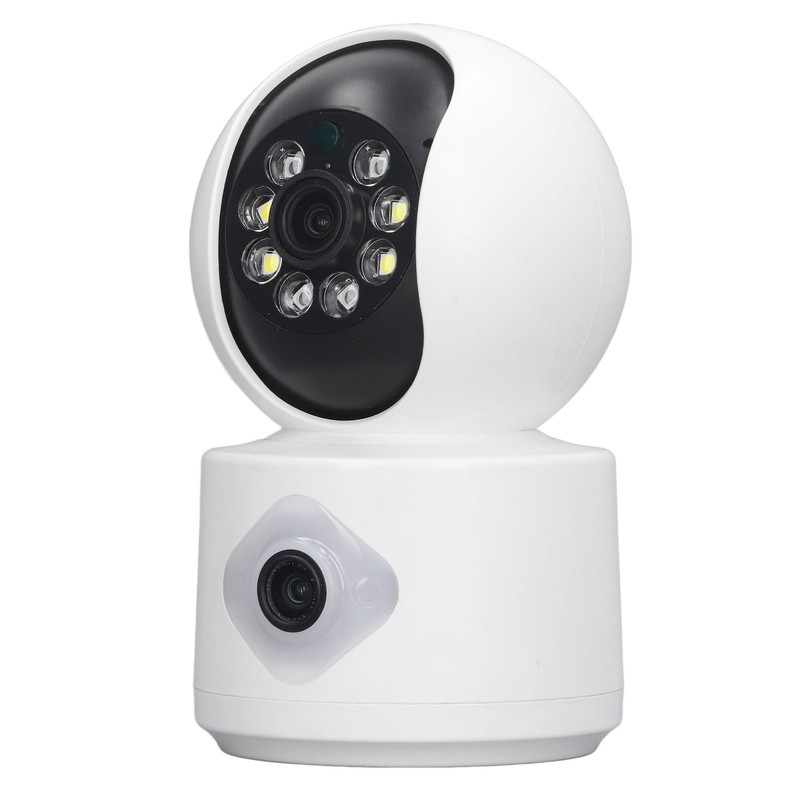 Home Security Camera 2MP Dual Lens Night Vision Remote Control