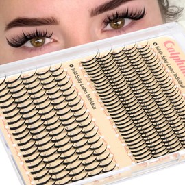 Lash Clusters with Spikes Eyelash Clusters Manga Spike Lash Extension D-Curve Individual Lashes Spiky Cluster Eyelash Extensions 13-21MM Lash Spikes 260PCS DIY Anime Lash Extensions by calphdiar
