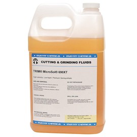 TRIM Cutting & Grinding Fluids MS690XT/1 MicroSol 690XT Low foam Premium Semisynthetic Microemulsion Coolant, High Lubricity, 1 gal Jug