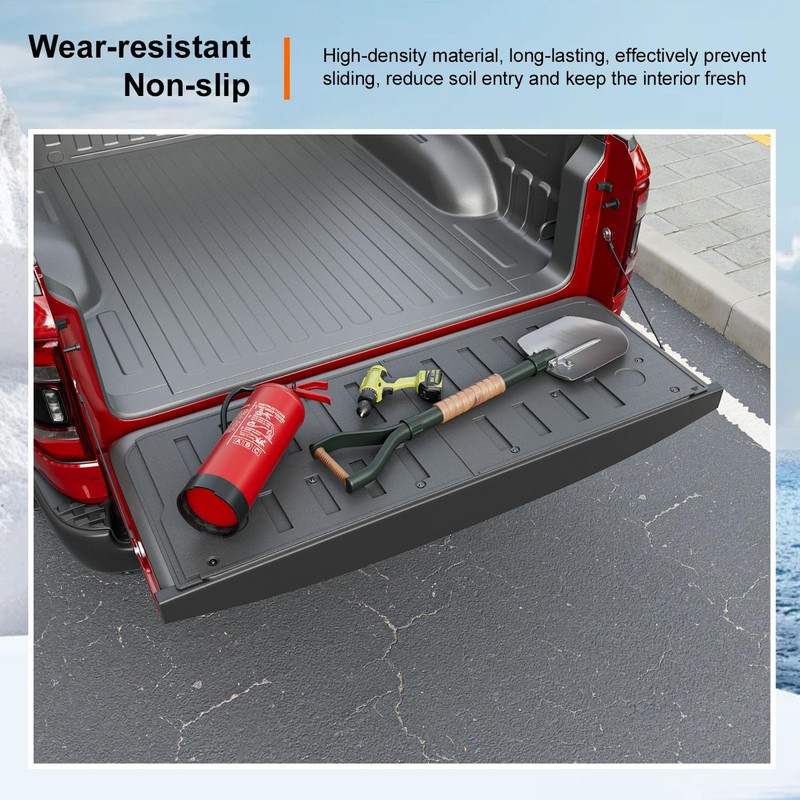 powoq Tailgate Mat Compatible with 2019-2026 Dodge Ram 1500 Tailgate