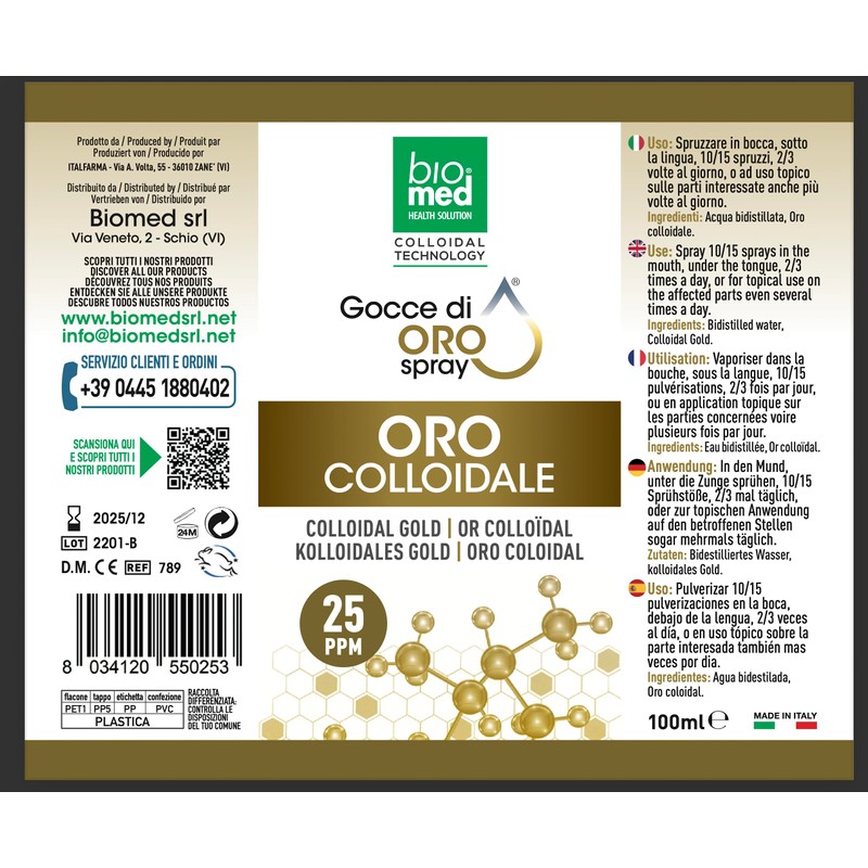 Colloidal Gold Colloidal Gold 30ppm It Improves Mental Performance and